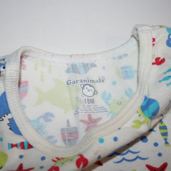 🦈18M Shark Ocean Crab Animals Fish Tank Top Cute! - Picture 7 of 7